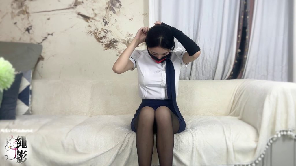 图片[22]-【绳影社】尽职空姐，惨遭劫机竟意外发现性癖-束乐kbss