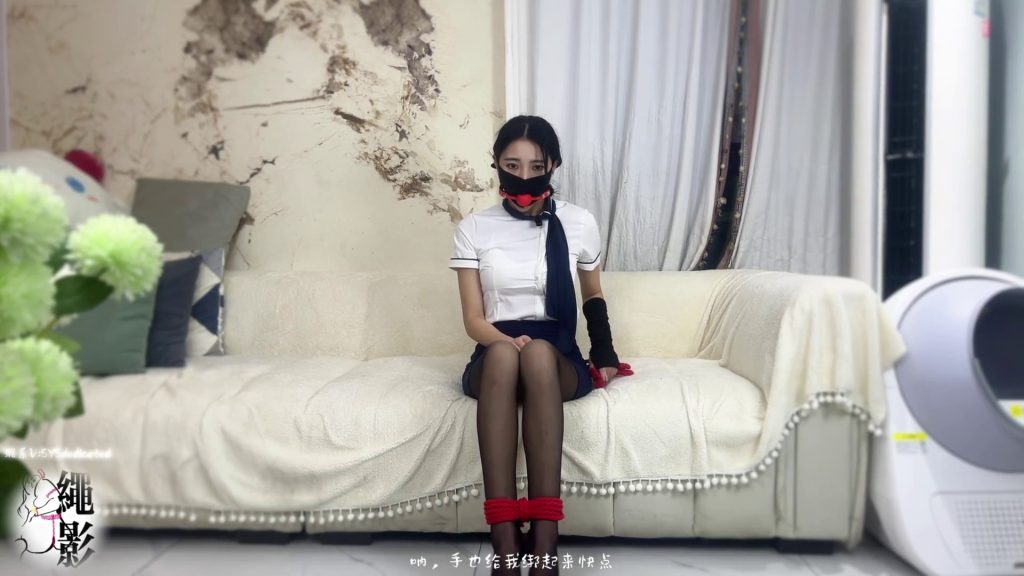 图片[25]-【绳影社】尽职空姐，惨遭劫机竟意外发现性癖-束乐kbss